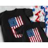 imageTstars Vintage US American Flag Dad and Son Matching Shirts Daddy ampamp Me 4th of July USA Memorial Day Patriotic Shirt SetDad Black  Toddler Black