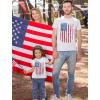 imageTstars Vintage US American Flag Dad and Son Matching Shirts Daddy ampamp Me 4th of July USA Memorial Day Patriotic Shirt SetDad White  Toddler White
