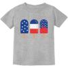 imageTstars Ice Cream Flag 4th of July Shirt Toddler Kids TShirtGray