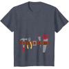 imageBuilder Easy Halloween Costume Workman Tool Belt Handyman TShirtHeather Blue