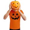 imageHalloween Pumpkin Costume Maternity Long Sleeve Shirt Men Tee Matching Set Men Orange LargeWomen Black XLarge