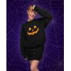 imageTstars Jack o Lantern Halloween Sweatshirt Pumpkin Pullover Sweatshirts for Women XXLarge Black