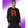 imageTstars Team Rocket Inspired Shirt Costume Halloween Shirts for Women SweatshirtBlack