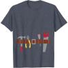 imageBuilder Easy Halloween Costume Workman Tool Belt Handyman TShirtHeather Blue