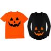 imageHalloween Pumpkin Costume Maternity Long Sleeve Shirt Men Tee Matching Set Men Orange LargeWomen Black XLarge