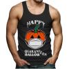 imageHappy Halloween Tank Top 2020 Quarantine Pumpkin Jack O Lantern Mens Tank TopBlack