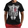 imageSkeleton Shirt Mens Rib Cage Costume Adult Funny Halloween Shirts for Men LargeBlack