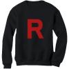 imageTstars Team Rocket Inspired Shirt Costume Halloween Shirts for Women SweatshirtBlack