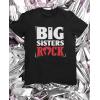 imageGirls Big Sisters Rock Best Siblings Gift Kids TShirt Big Sis Black 3T