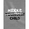 imageMiddle Child Shirt Sibling Big Brother Sister Toddler ampamp Youth Kids TShirtGray