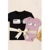 imageTstars Ctrl C Ctrl V Dad and Son Daughter Matching Shirts Copy Paste Fathers Day Dad Shirt and Baby Bodysuit SetDad Black  Baby Pink