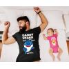 imageTstars Daddy ampamp Baby Shark Shirts Set Father and Son Daughter Matching OutfitsDaddy Black  Baby Wow Pink