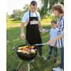 imageTstars Funny Aprons for Men Grill Master Kitchen Cooking BBQ Mens Chef Apron One Size Black