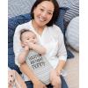 imageTstars Happy Birthday Mommy Outfit Infant Moms Gift Baby Girl Boy Bodysuit Pants SetGray Stripes
