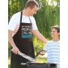 imageTstars My Favorite People Call Me DADDY  Funny Gift for Fathers BBQ Chef Apron One Size Black
