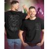 imageTstars Pink Floyd The Wall Dark Side of The Moon Rock Band Tee for Men Classic Rock Front and Back TShirtThe Wall  Black