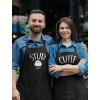 imageTstars Stud Muffin ampamp Cutie Pie Couples Aprons His and Hers Matching Cooking Apron Set Cutie Black OSStud Black OSCutie Black  Stud Black