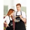 imageTstars Stud Muffin ampamp Cutie Pie Couples Aprons His and Hers Matching Cooking Apron Set Cutie Black OSStud Black OSCutie Black  Stud Black