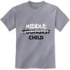 imageMiddle Child Shirt Sibling Big Brother Sister Toddler ampamp Youth Kids TShirtGray