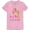 imagePaw Patrol Skye Big Sister Shirt Outfit Gift Toddler Kids Girls Fitted TShirtPink