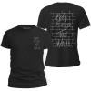 imageTstars Pink Floyd The Wall Dark Side of The Moon Rock Band Tee for Men Classic Rock Front and Back TShirtThe Wall  Black