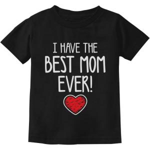 imageTstars My Heart Belongs to Mommy TShirt Mothers Day I Have The Best Mom Ever Toddler ampamp Youth Kids ShirtBest Ever  Black