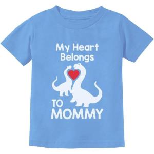 imageTstars My Heart Belongs to Mommy TShirt Mothers Day I Have The Best Mom Ever Toddler ampamp Youth Kids ShirtDino Belongs  California Blue