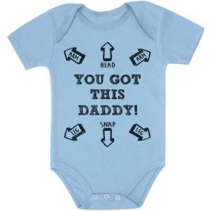imageTstars You Got This Daddy Outfit Funny New Dad Gift Newborn Baby BodysuitAqua