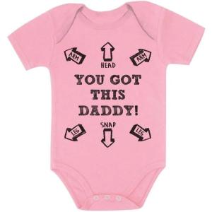 imageTstars You Got This Daddy Outfit Funny New Dad Gift Newborn Baby BodysuitPink