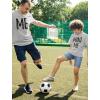 imageTstars Dad and Son Matching TShirts Funny Me ampamp Mini Me Matching Set OutfitDad Gray  Son Gray