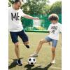 imageTstars Dad and Son Matching TShirts Funny Me ampamp Mini Me Matching Set OutfitDad White  Son White