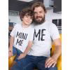 imageTstars Dad and Son Matching TShirts Funny Me ampamp Mini Me Matching Set OutfitDad White  Son White