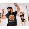 imageTstars Fast Food Set Daddy and Me Matching Outfit Gift for New Dad Fathers Day Shirt Baby Bodysuit Set Burger Fries NuggetsBlack Fries