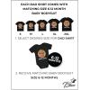 imageTstars Fast Food Set Daddy and Me Matching Outfit Gift for New Dad Fathers Day Shirt Baby Bodysuit Set Burger Fries NuggetsBlack Fries
