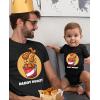 imageTstars Fast Food Set Daddy and Me Matching Outfit Gift for New Dad Fathers Day Shirt Baby Bodysuit Set Burger Fries NuggetsBlack Nuggets