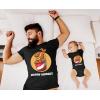 imageTstars Fast Food Set Daddy and Me Matching Outfit Gift for New Dad Fathers Day Shirt Baby Bodysuit Set Burger Fries NuggetsBlack Nuggets