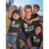 imageTstars Father Daddy and Son Matching Outfits Fathers Day Funny Dad Shirts for Men Kids ShirtBlack