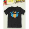 imageTstars Hip Trio Bunnies Shades Funny Hipster Easter Bunny TShirtBlack