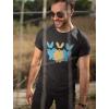 imageTstars Hip Trio Bunnies Shades Funny Hipster Easter Bunny TShirtBlack