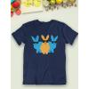 imageTstars Hip Trio Bunnies Shades Funny Hipster Easter Bunny TShirtNavy