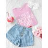 imageTstars I Have The Best Dad Ever Toddler Kids Girls Fitted TShirtLavender