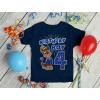 imageTstars Paw Patrol 4 Chase Shirt Gifts for Four Years Old 4th Birthday Theme Party Toddler Kids TShirt4th Birthday  Navy