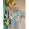 imageTstars Paw Patrol Skye Daddy is My Hero Fathers Day Toddler Kids TShirtGray