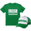 imageIrish Hooligan Party Set Outfit For St Patrick Day  Tshirt and Trucker Cap Cap greenwhite OSShirt Green XXLarge