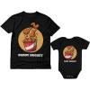 imageTstars Fast Food Set Daddy and Me Matching Outfit Gift for New Dad Fathers Day Shirt Baby Bodysuit Set Burger Fries NuggetsBlack Nuggets