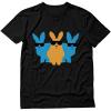 imageTstars Hip Trio Bunnies Shades Funny Hipster Easter Bunny TShirtBlack