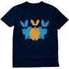 imageTstars Hip Trio Bunnies Shades Funny Hipster Easter Bunny TShirtNavy