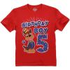 imageTstars Paw Patrol 4 Chase Shirt Gifts for Four Years Old 4th Birthday Theme Party Toddler Kids TShirt5th Birthday  Red