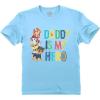 imageTstars Paw Patrol Skye Daddy is My Hero Fathers Day Toddler Kids TShirtCalifornia Blue