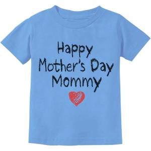 imageTstars Happy Mothers Day Mommy TShirt for Kids Gift for Mom Toddler ampamp Youth Shirt for Boys ampamp GirlsCalifornia Blue